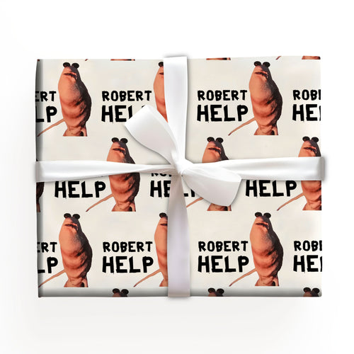 Funny Meme Marcus The Worm Wrapping Paper