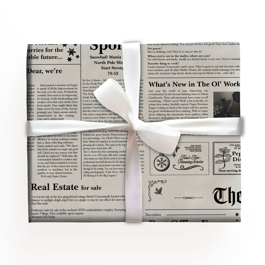 The North Pole Sun Wrapping Paper