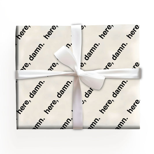 Offensive Wrapping Paper, Funny Gift Wrap