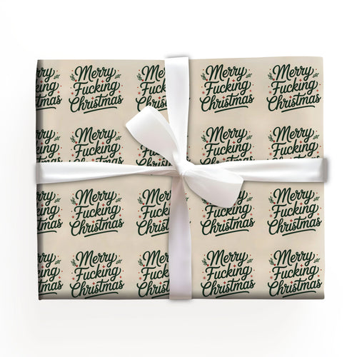 Merry F*cking Christmas Wrapping Paper