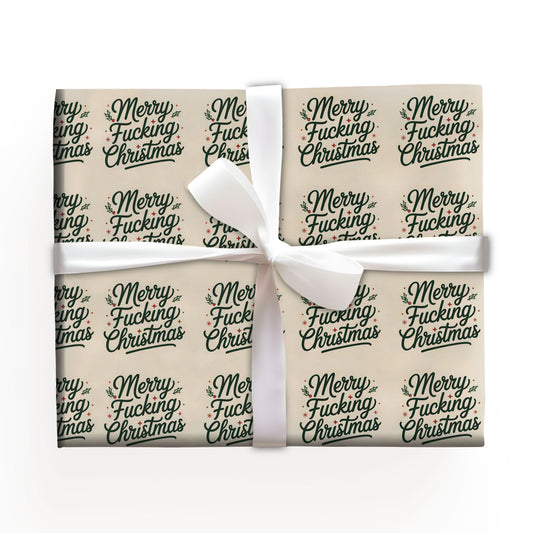 Merry F*cking Christmas Wrapping Paper