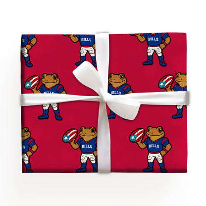 Football Team Sports Wrapping Paper