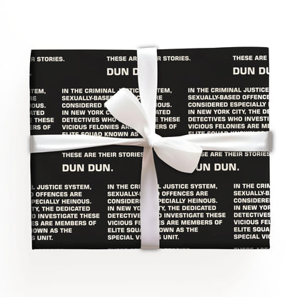 Law And Order Dun Dun Wrapping Paper