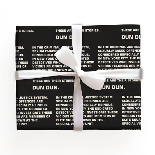 Law And Order Dun Dun Wrapping Paper