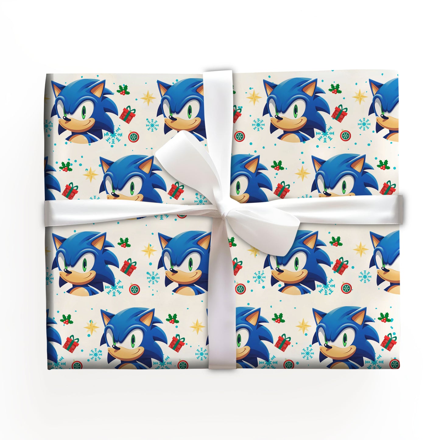 Sonic Christmas Wrapping Paper Rolls