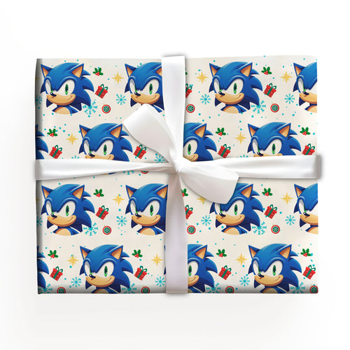 Sonic Christmas Wrapping Paper Rolls