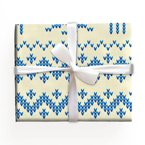 Reindeer Sweater Holiday Gift Wrap Paper