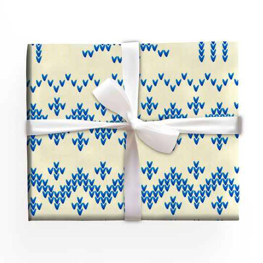 Reindeer Sweater Holiday Gift Wrap Paper