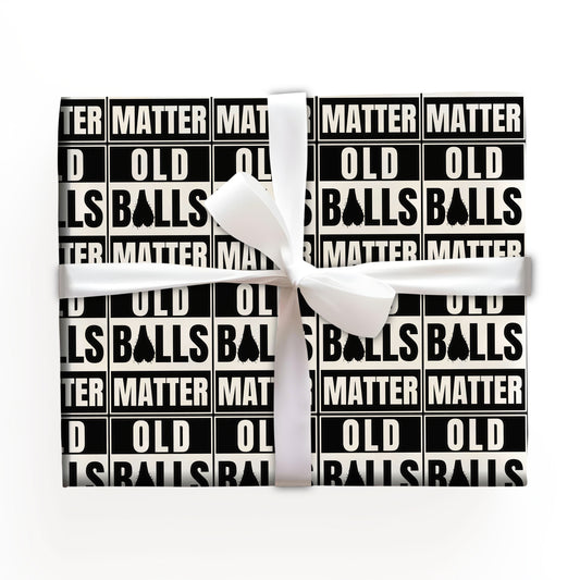 Old Balls Matter Wrapping Paper