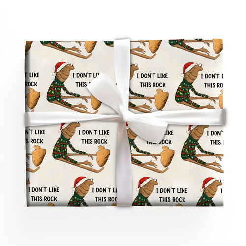 I Don't Like This Rock Wrapping Paper