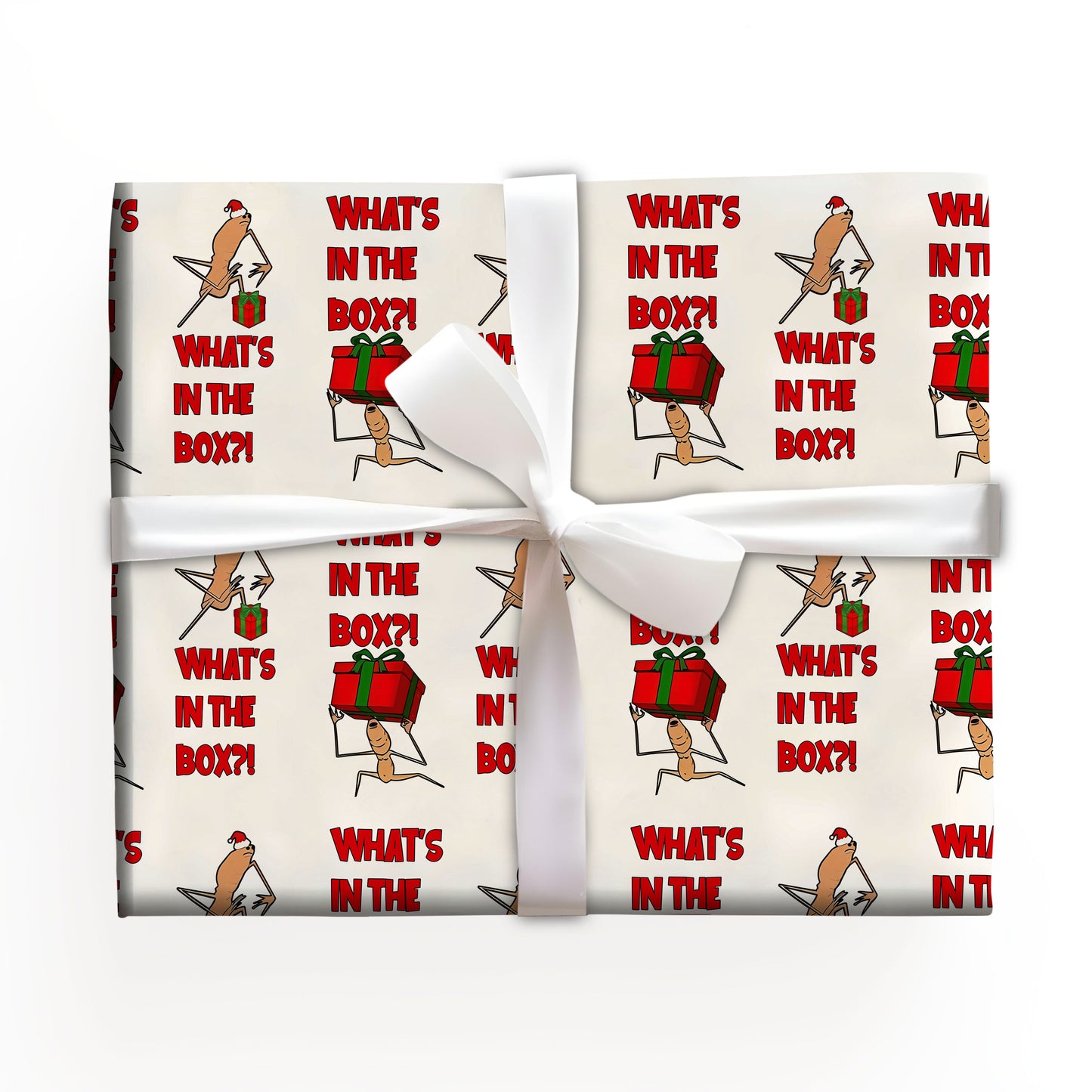 Marcus What's Is In The Box Wrapping Paper