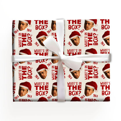 What's In the Box Wrapping Paper Holiday Gift Wrap