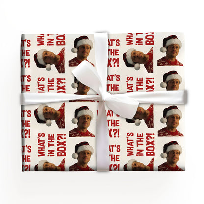 What's In the Box Wrapping Paper - Xmas Gift