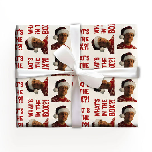 What's In the Box Wrapping Paper - Xmas Gift