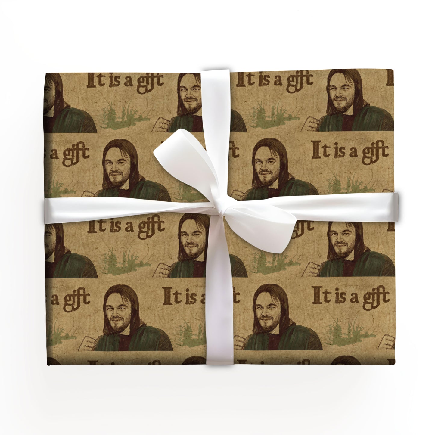 It's A Gift Wrapping Paper Sheet Christmas Gift