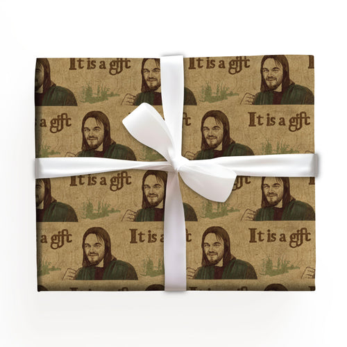 It's A Gift Wrapping Paper Sheet Christmas Gift