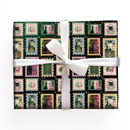 Emerald Witch Wrapping Paper Roll