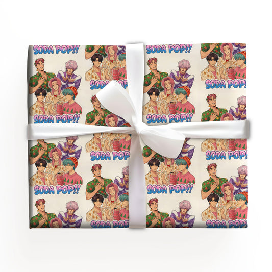 Demon Hunters Soda Pop Wrapping Paper