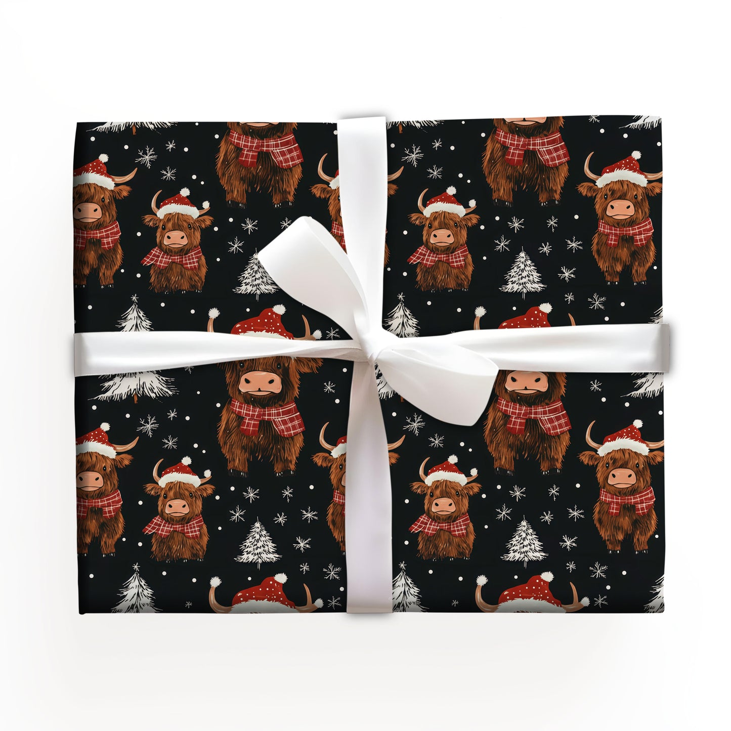 Mooey Christmas Cows Wrapping Paper
