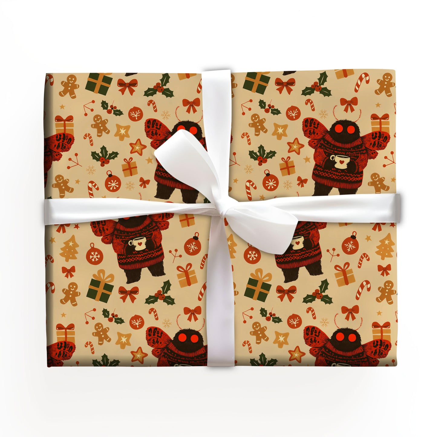 Mothman Christmas Wrapping Paper