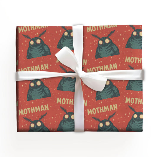 Mothman Christmas Wrapping Paper Roll