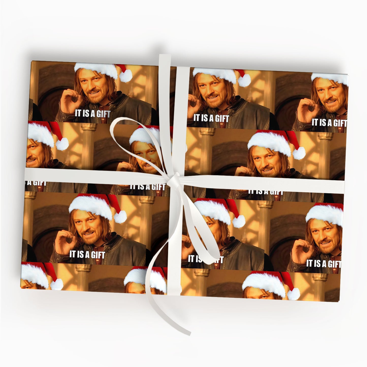 It's A Gift Wrapping Paper Roll, Funny Meme Christmas Movies Wrapping, Xmas Gift Wrap
