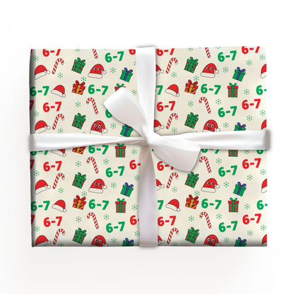 67 Meme Trend Wrapping Paper