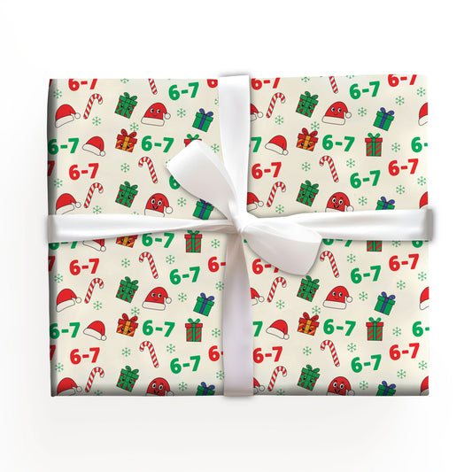 67 Meme Trend Wrapping Paper