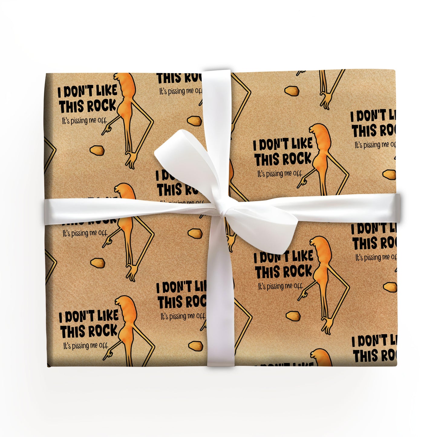 I Don't Like This Rock Marcus The Worm Meme Wrapping Paper