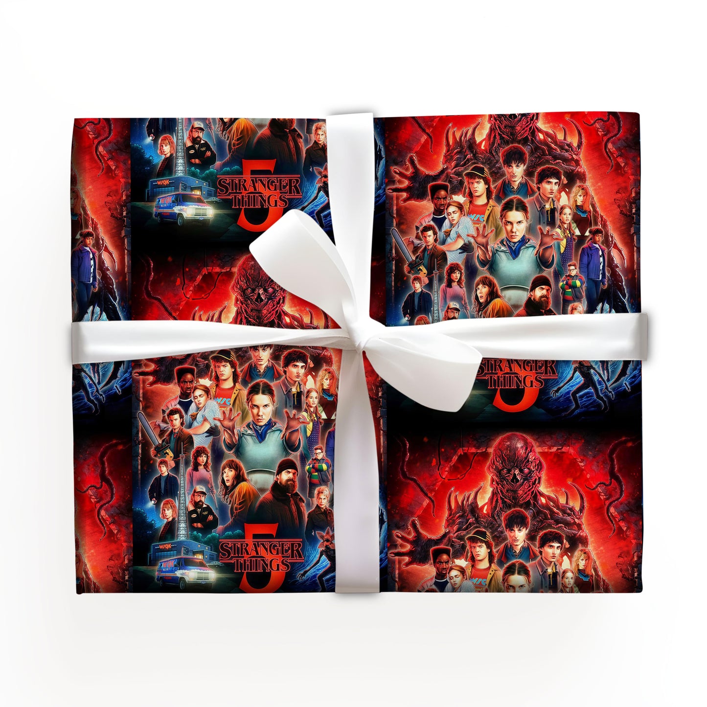 Stranger Things Wrapping Paper Birthday Gift