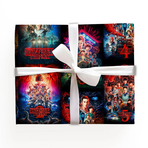 Stranger Things Christmas Wrapping Paper Rolls