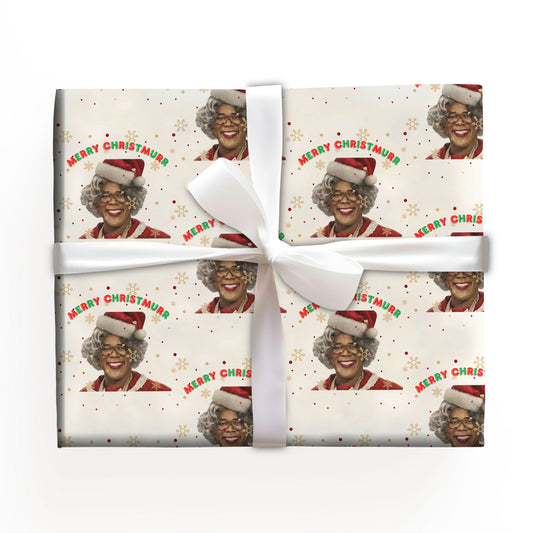 A Madea Christmas Wrapping Paper