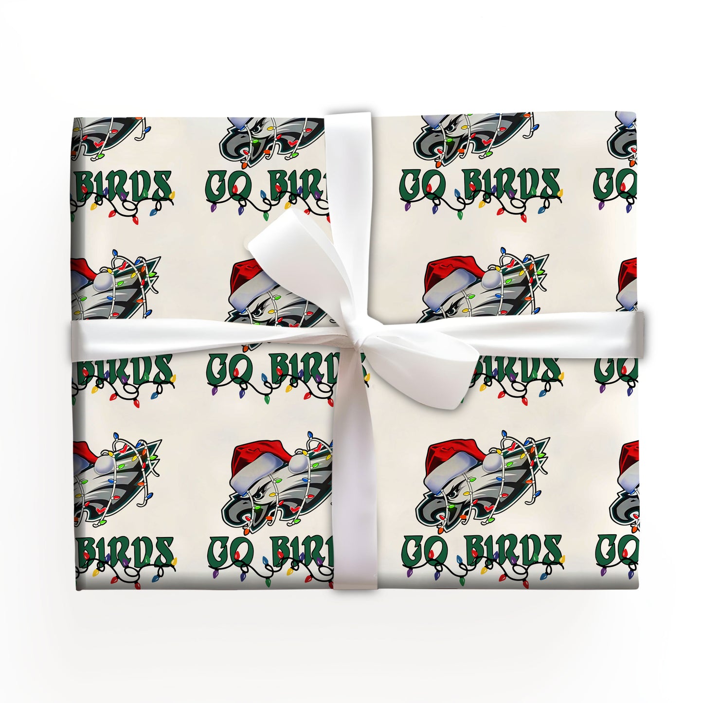 American Football Go Bird Christmas Wrap Gifts