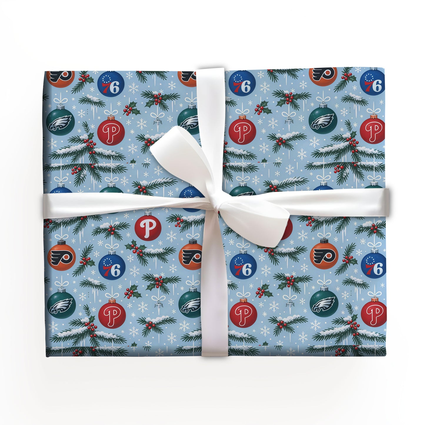 Football Christmas Wrapping Paper Holiday Sports Gift Wrap