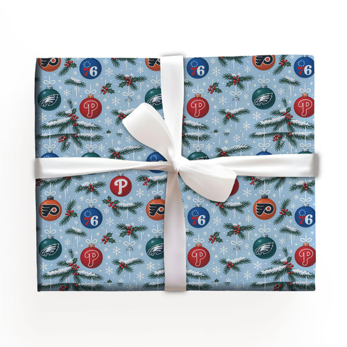 Football Christmas Wrapping Paper Holiday Sports Gift Wrap
