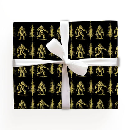 Bigfoot Wrapping Paper Gift