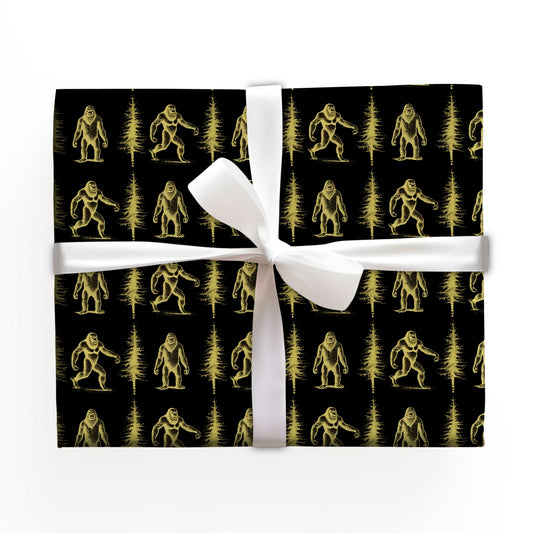 Bigfoot Wrapping Paper Gift