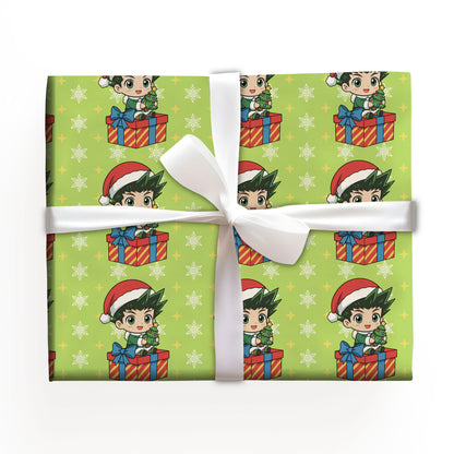 Demon Hunters Wrapping Paper For Kid Birthday