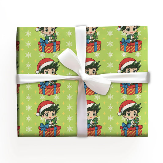 Demon Hunters Wrapping Paper For Kid Birthday