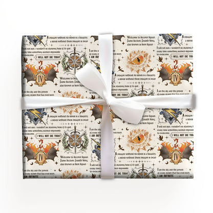 Fourth Wing Wrapping Paper