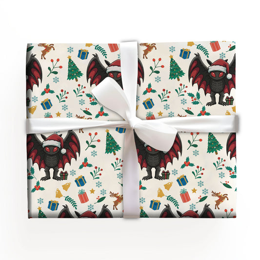 Mothman Wrapping Paper Birthday Gift