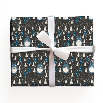 Totoro Christmas Wrapping Paper