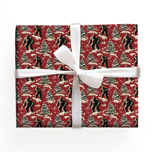 Bigfoot Wrapping Paper Roll
