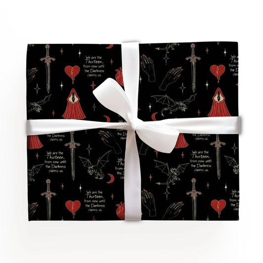 Kingdom of Ash The Thirteen Wrapping Paper