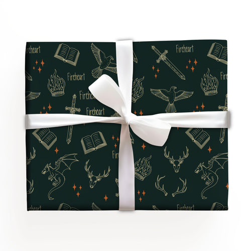 Kingdom of Ash Fireheart Wrapping Paper