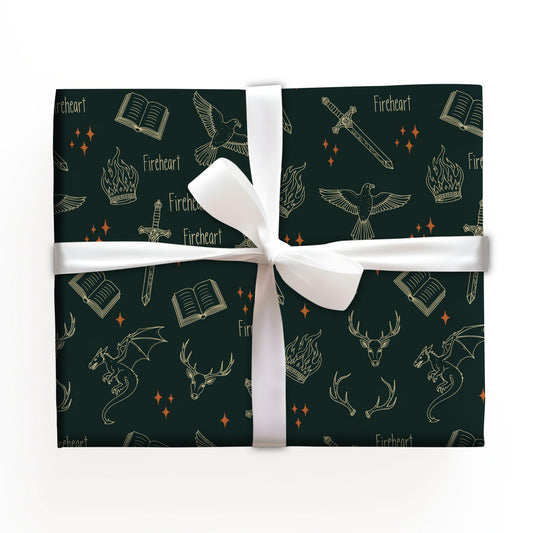 Kingdom of Ash Fireheart Wrapping Paper