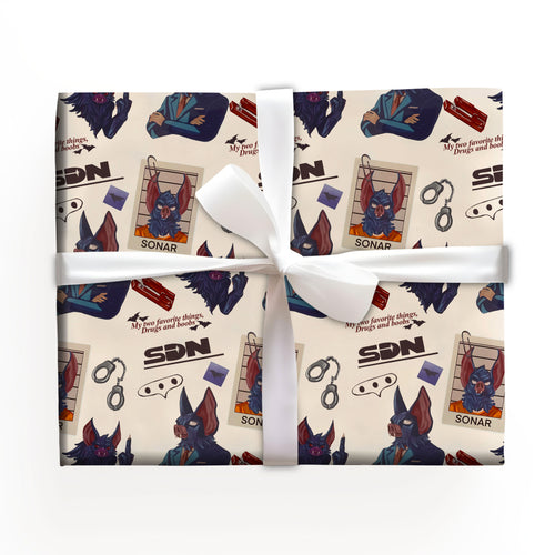 Sonar Dispatch Game Wrapping Paper