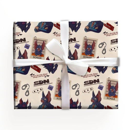 Sonar Dispatch Game Wrapping Paper