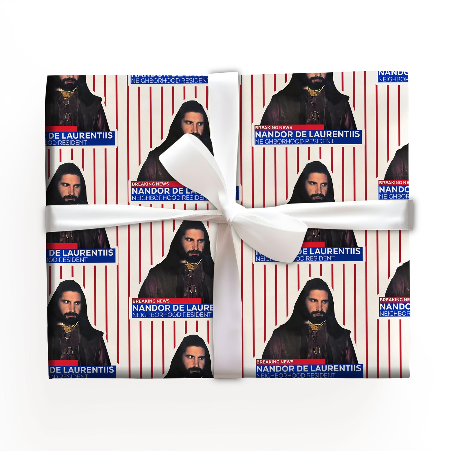 Creepy Paper Christmas Wrapping Paper