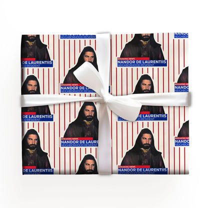 Creepy Paper Christmas Wrapping Paper